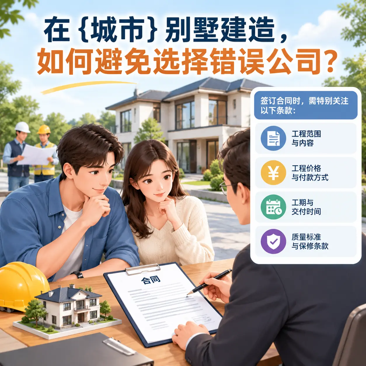 在 三穗 别墅建造，如何避免选择错误公司？