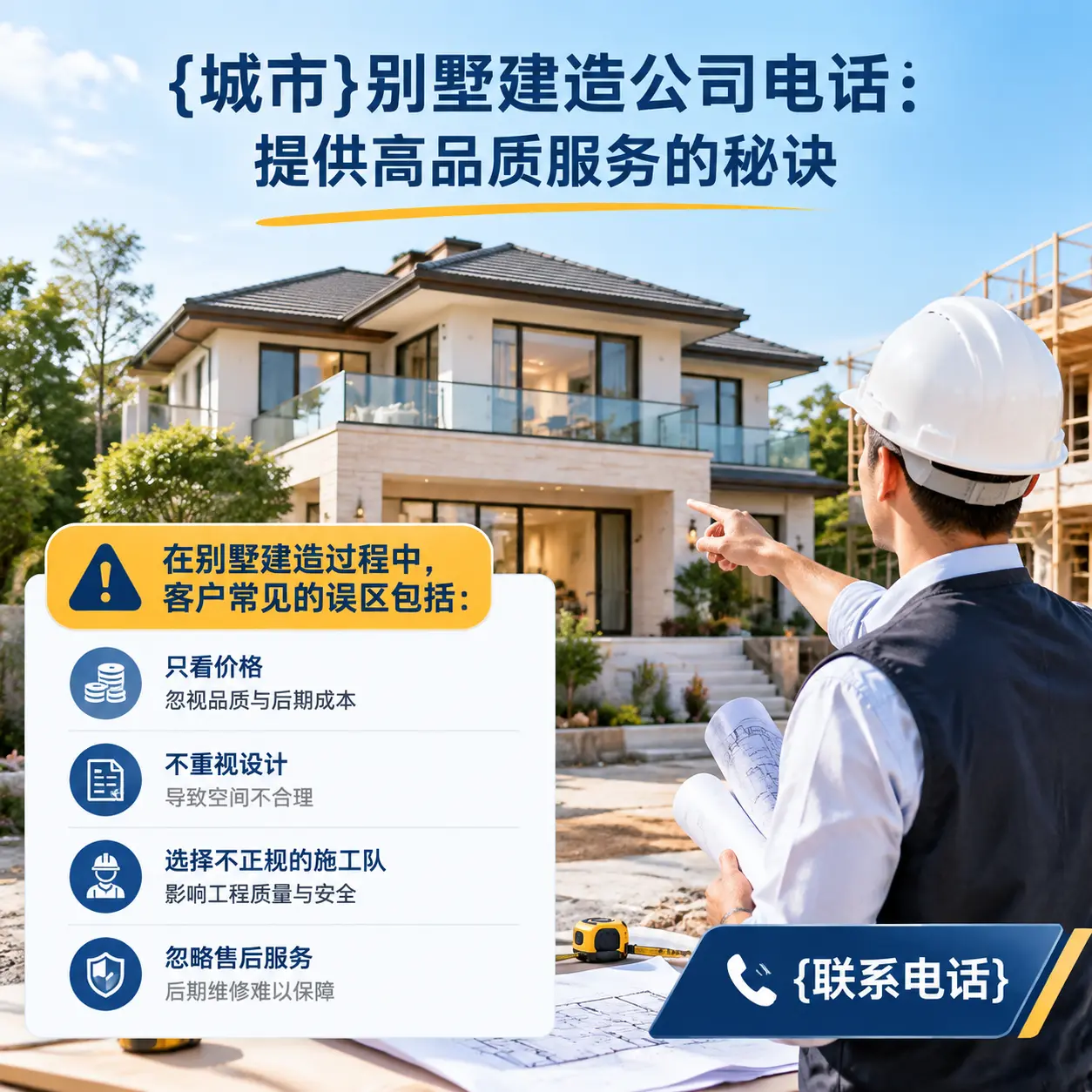三穗别墅建造公司电话：提供高品质服务的秘诀