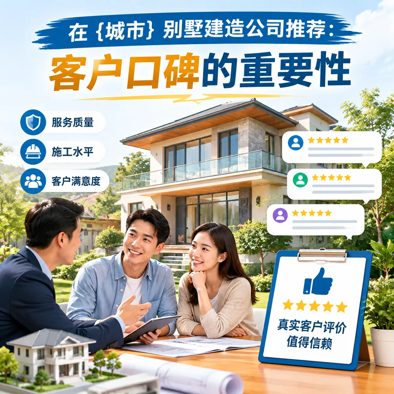 在 三穗 别墅建造公司推荐:客户口碑的重要性