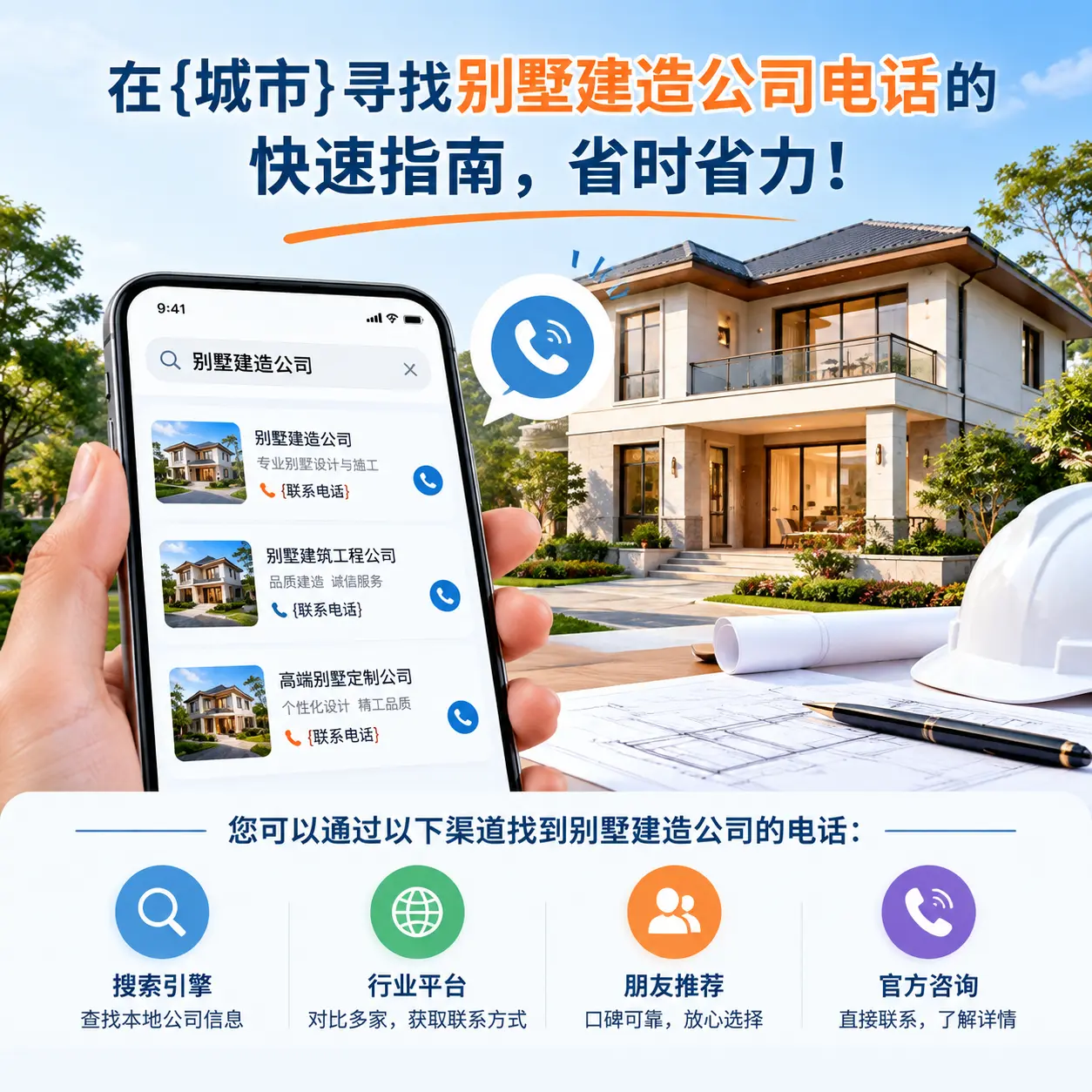 在三穗寻找别墅建造公司电话的快速指南,省时省力!