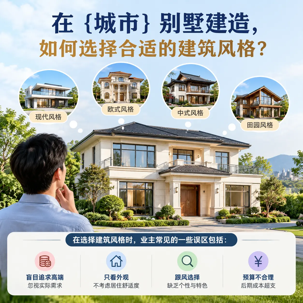 在 三穗 别墅建造，如何选择合适的建筑风格？